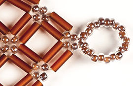 beaded button loop